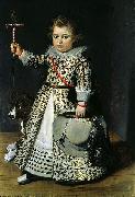 French school Portrait of a Young Boy oil